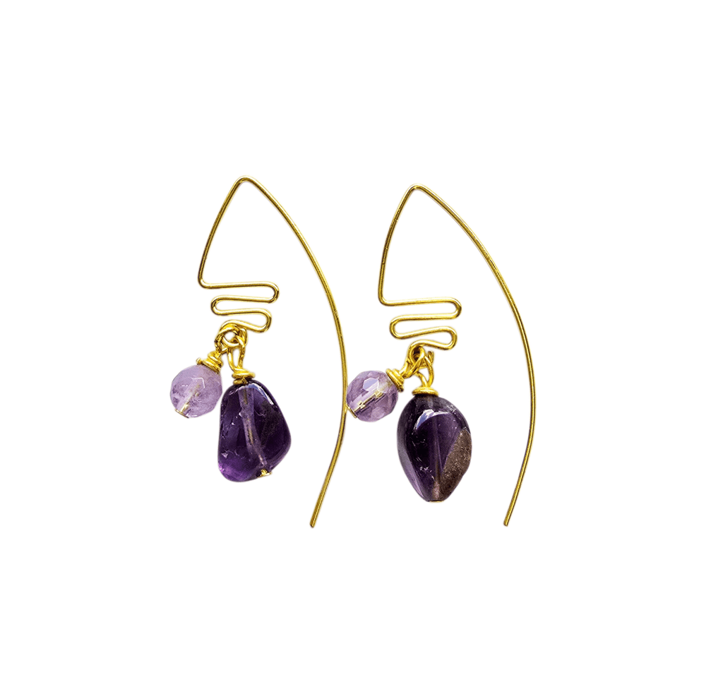 Stone Drop Earrings - MINU Jewels
