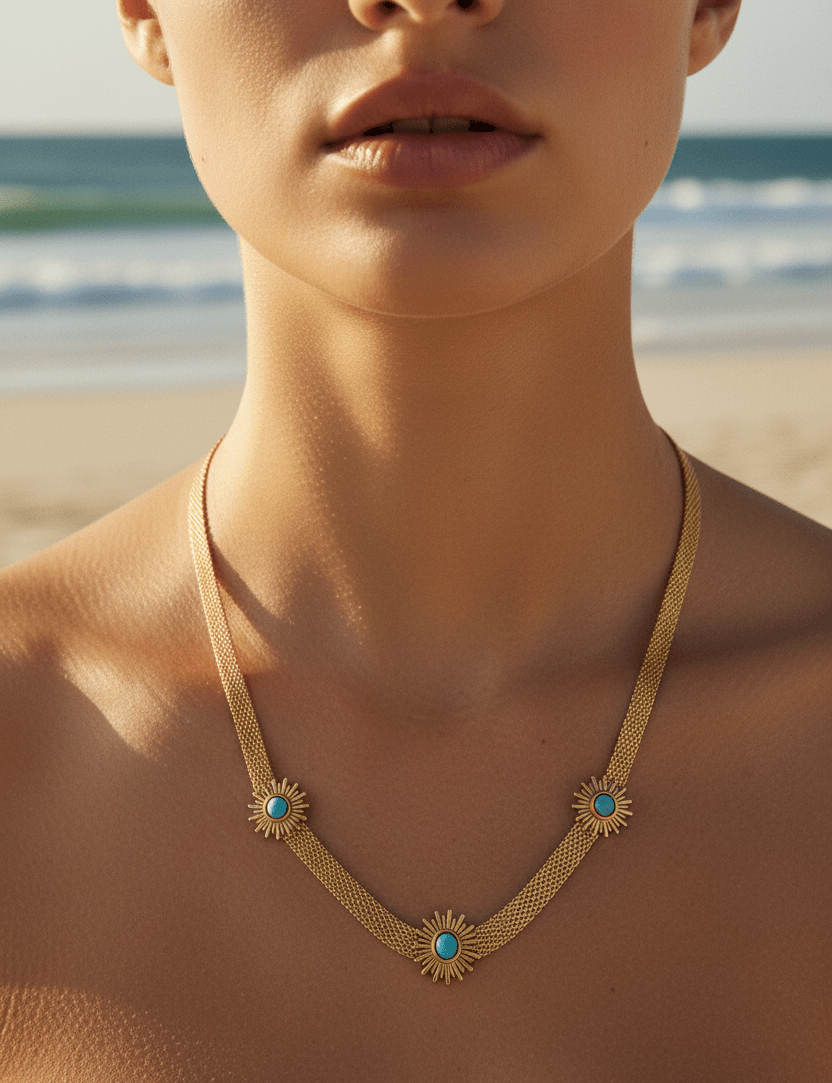 Sunflower Necklace