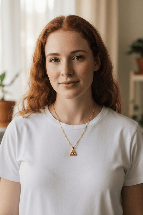 Triangle Eye Necklace - MINU Jewels