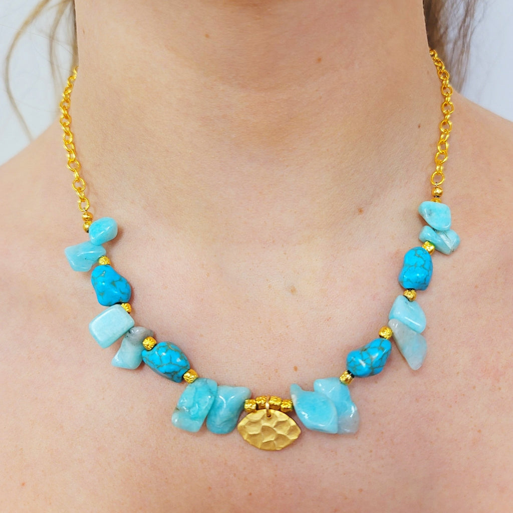 Turquoise Ain Necklace - MINU Jewels