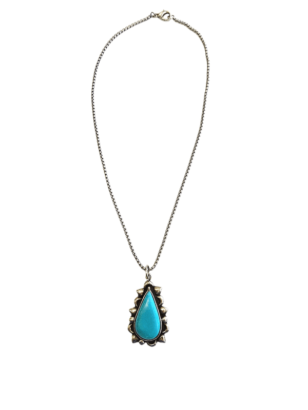 Turquoise Raindrop Necklace - MINU Jewels