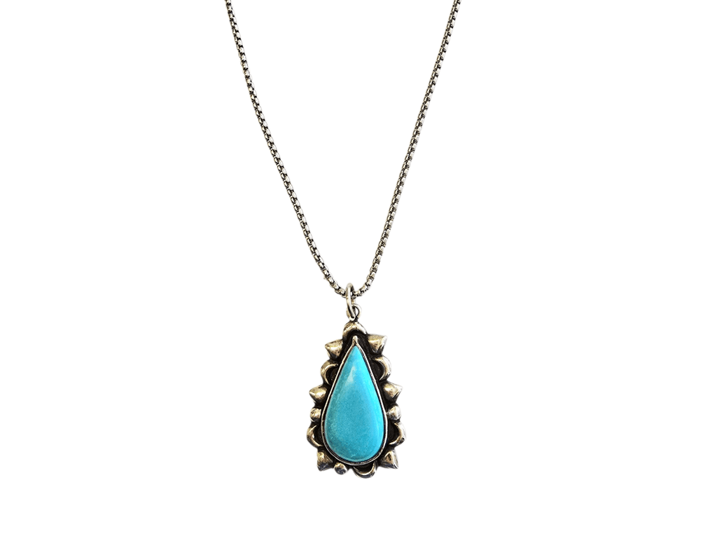 Turquoise Raindrop Necklace - MINU Jewels
