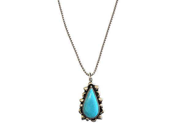 Turquoise Raindrop Necklace - MINU Jewels