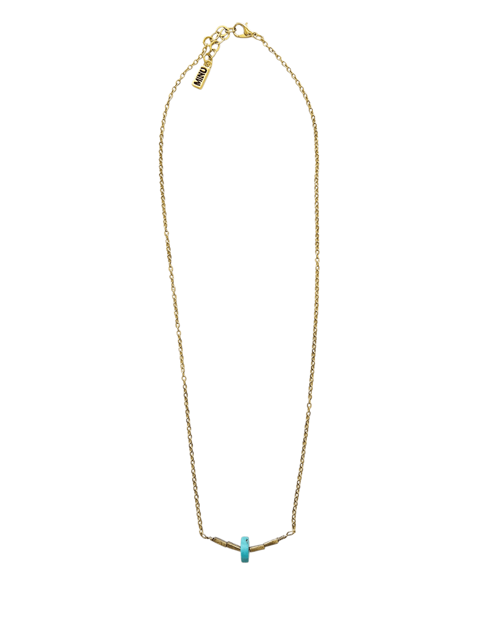 Turquoise Wheel Necklace