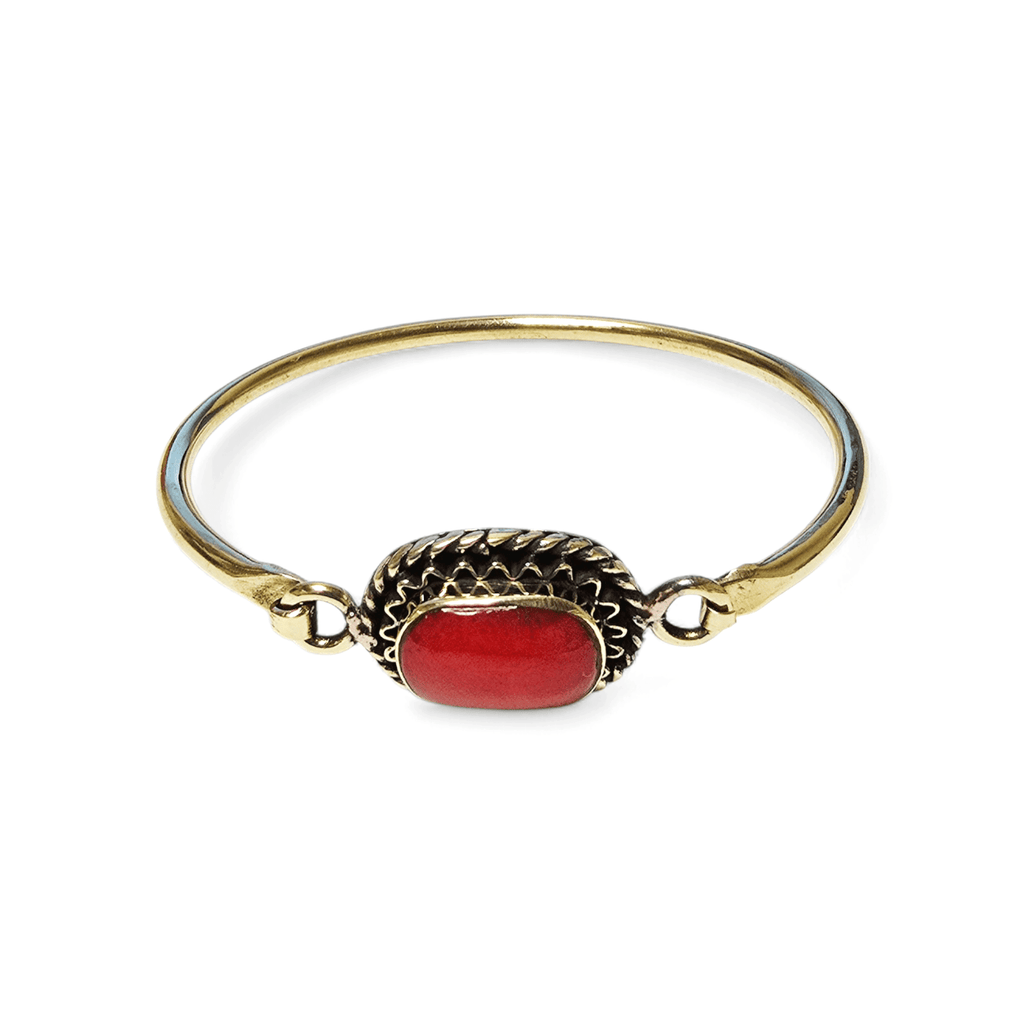 Yasmin Cuff Red-Orange