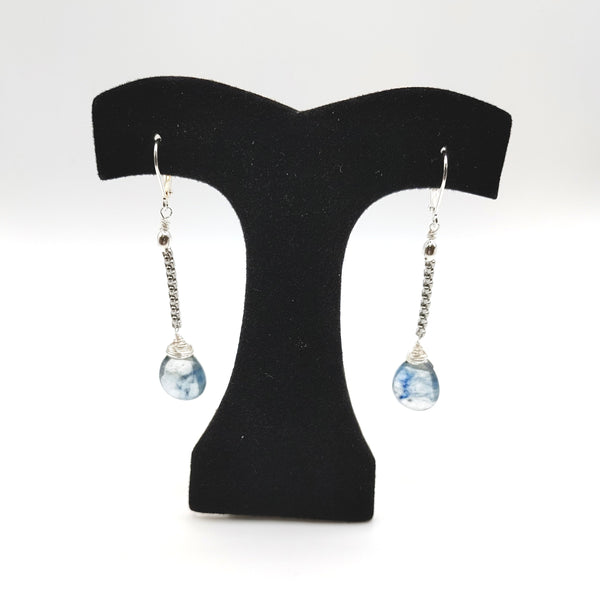 Moody Iolite Drop Earrings - MINU Jewels