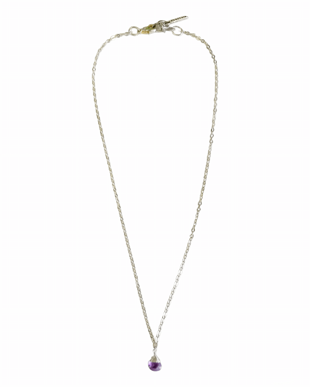 Amethyst Drop Necklace - MINU Jewels
