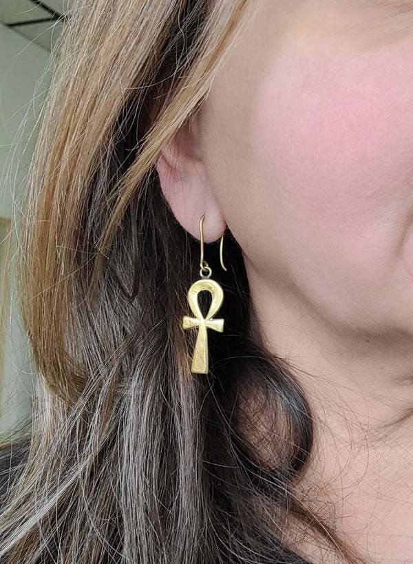 Ankh Earrings - MINU Jewels