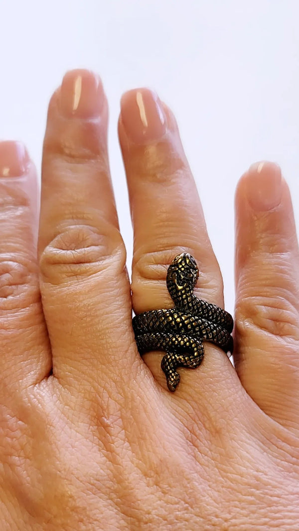 Antique Snake Ring - MINU Jewels
