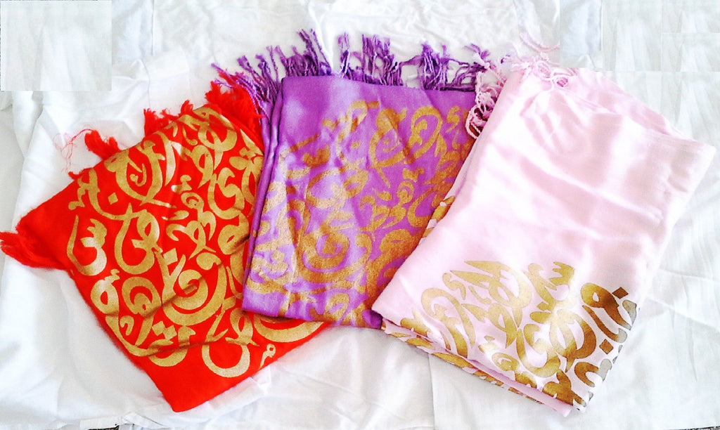 Arabic Calligraphy Scarf - Colors Available - MINU Jewels