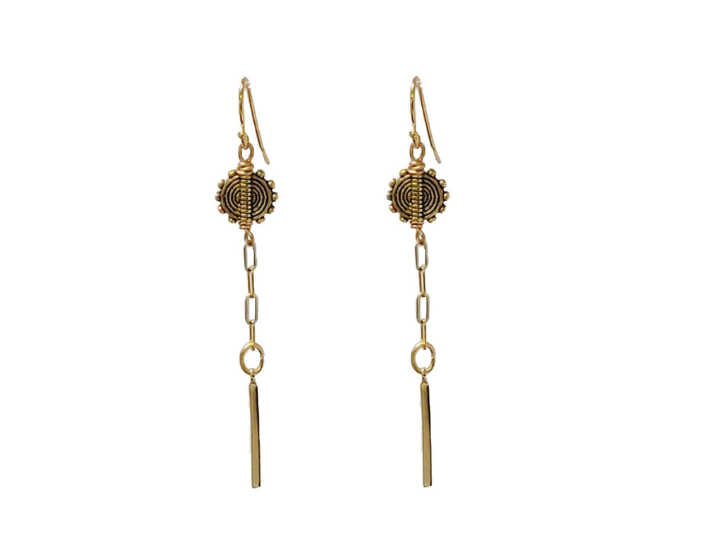 Bar Drop Earrings - Colors Available - MINU Jewels