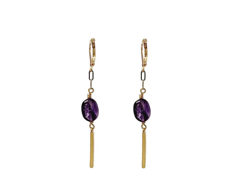 Bar Drop Earrings - Colors Available - MINU Jewels