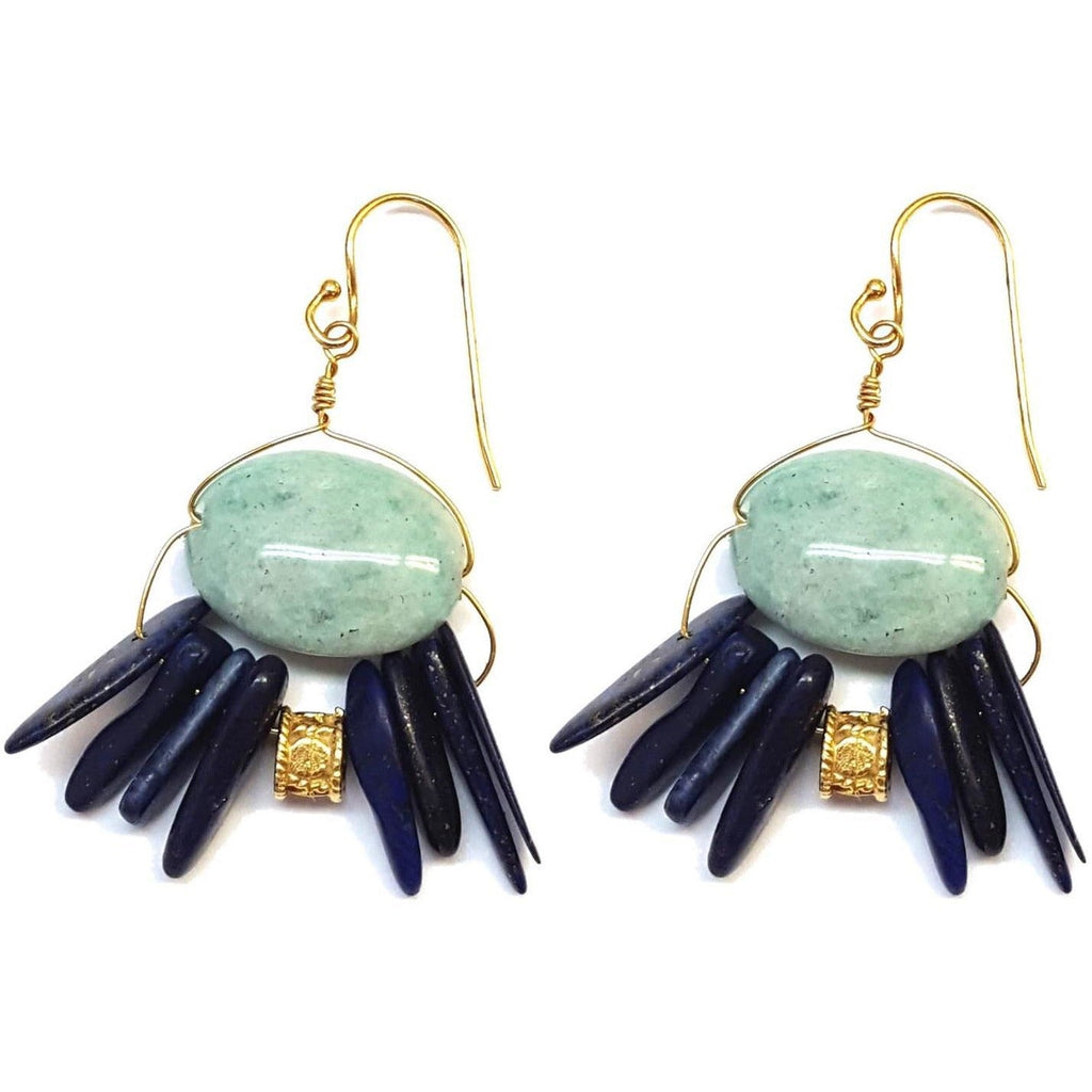 Blue Boho Earrings - MINU Jewels