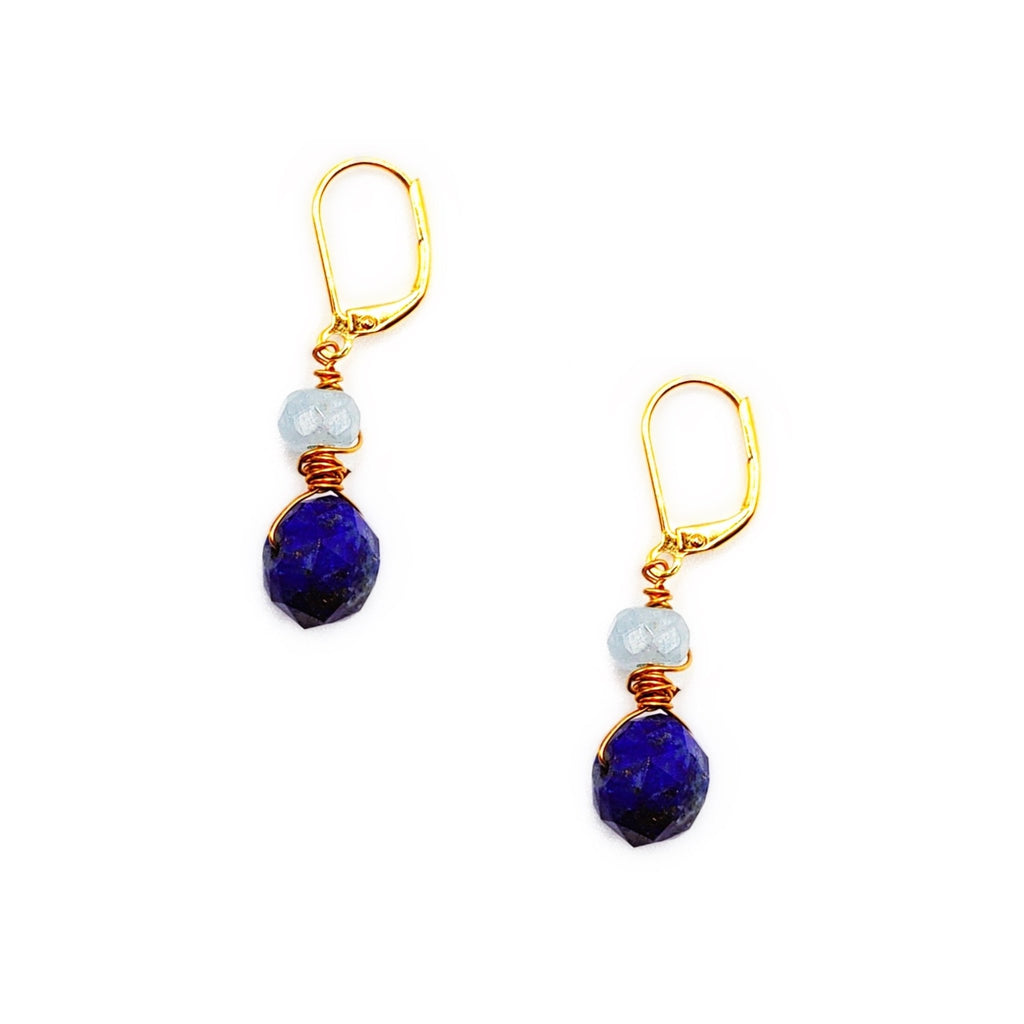 Blue Dangle Earrings - MINU Jewels