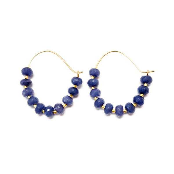 Blue Hoops - MINU Jewels