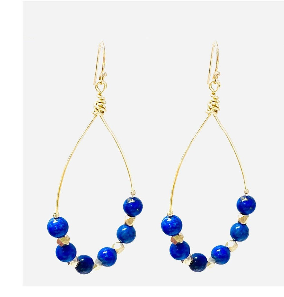 Blue Hoops - MINU Jewels