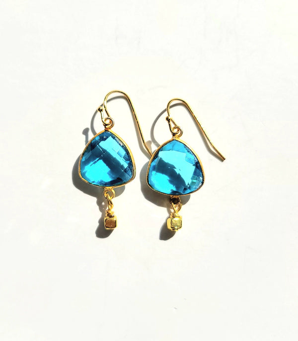 Blue Quartz Earrings - MINU Jewels