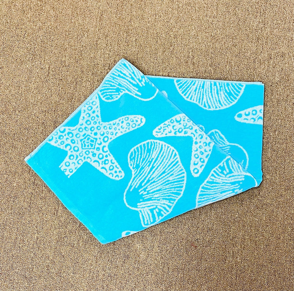 Blue Starfish Towels - MINU Jewels