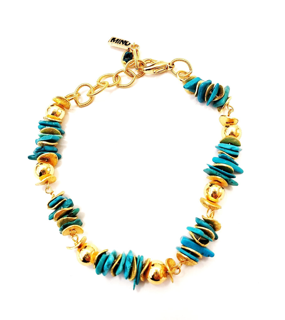 Blue Turquoise Bracelet - MINU Jewels