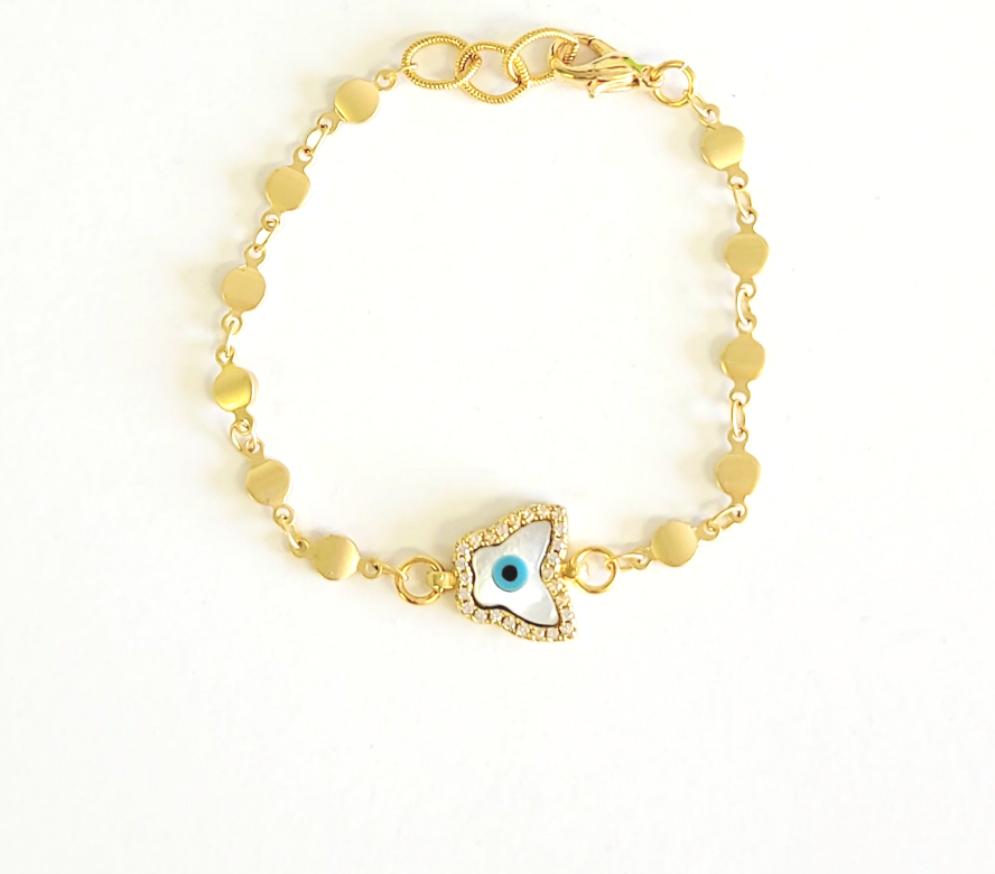 Butterfly Eye Chain Bracelet - MINU Jewels