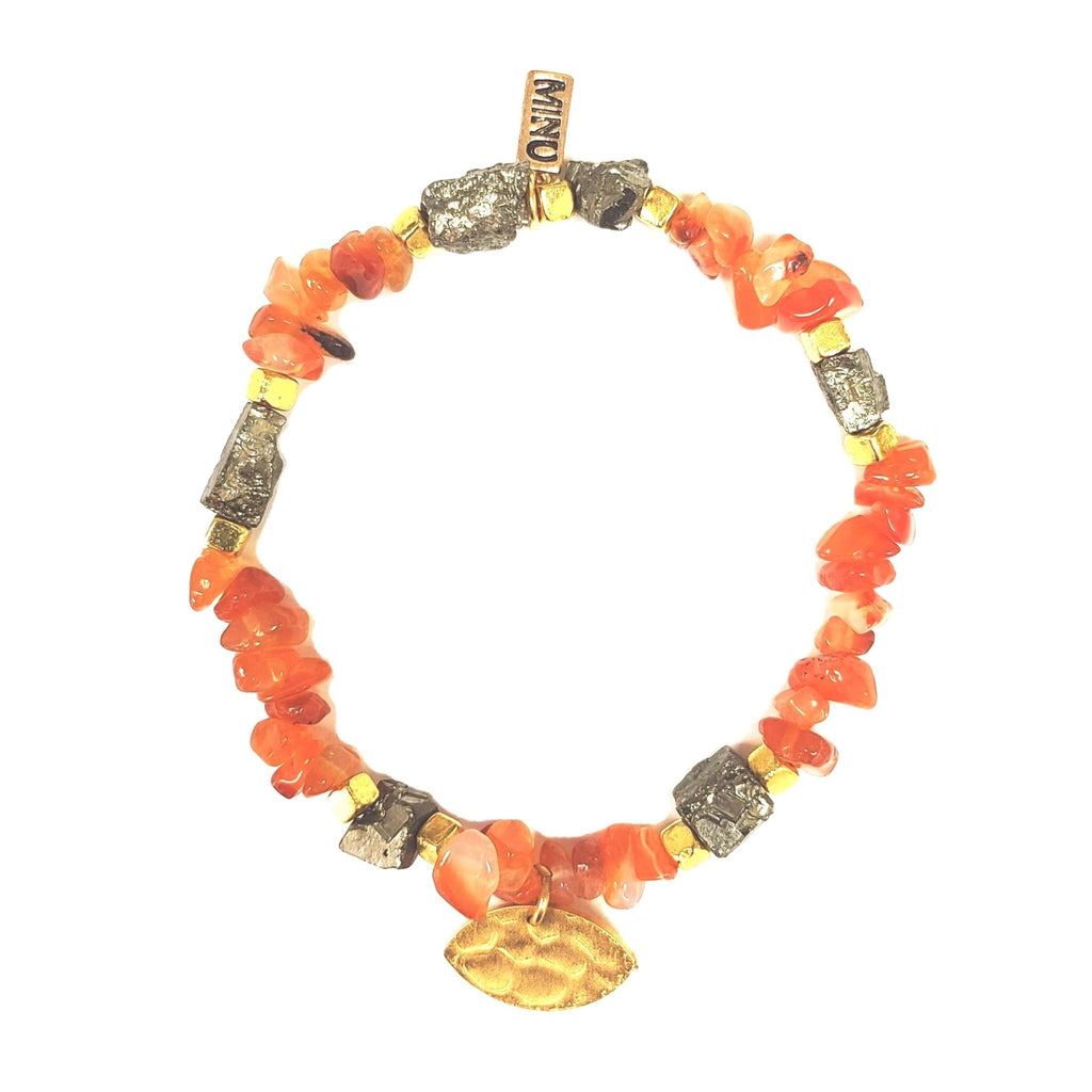 Carnelian Chip Bracelet - MINU Jewels