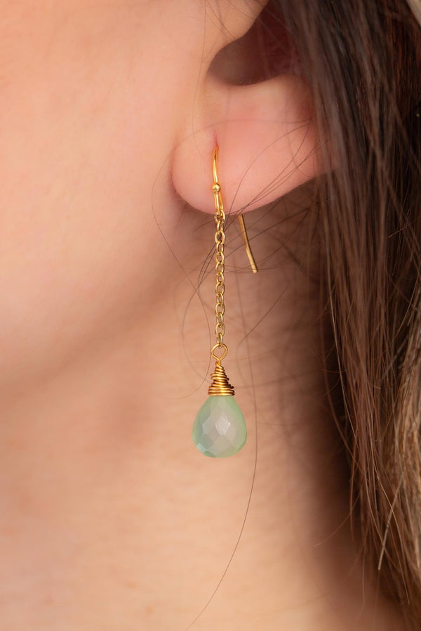Chalcedony Earrings - MINU Jewels