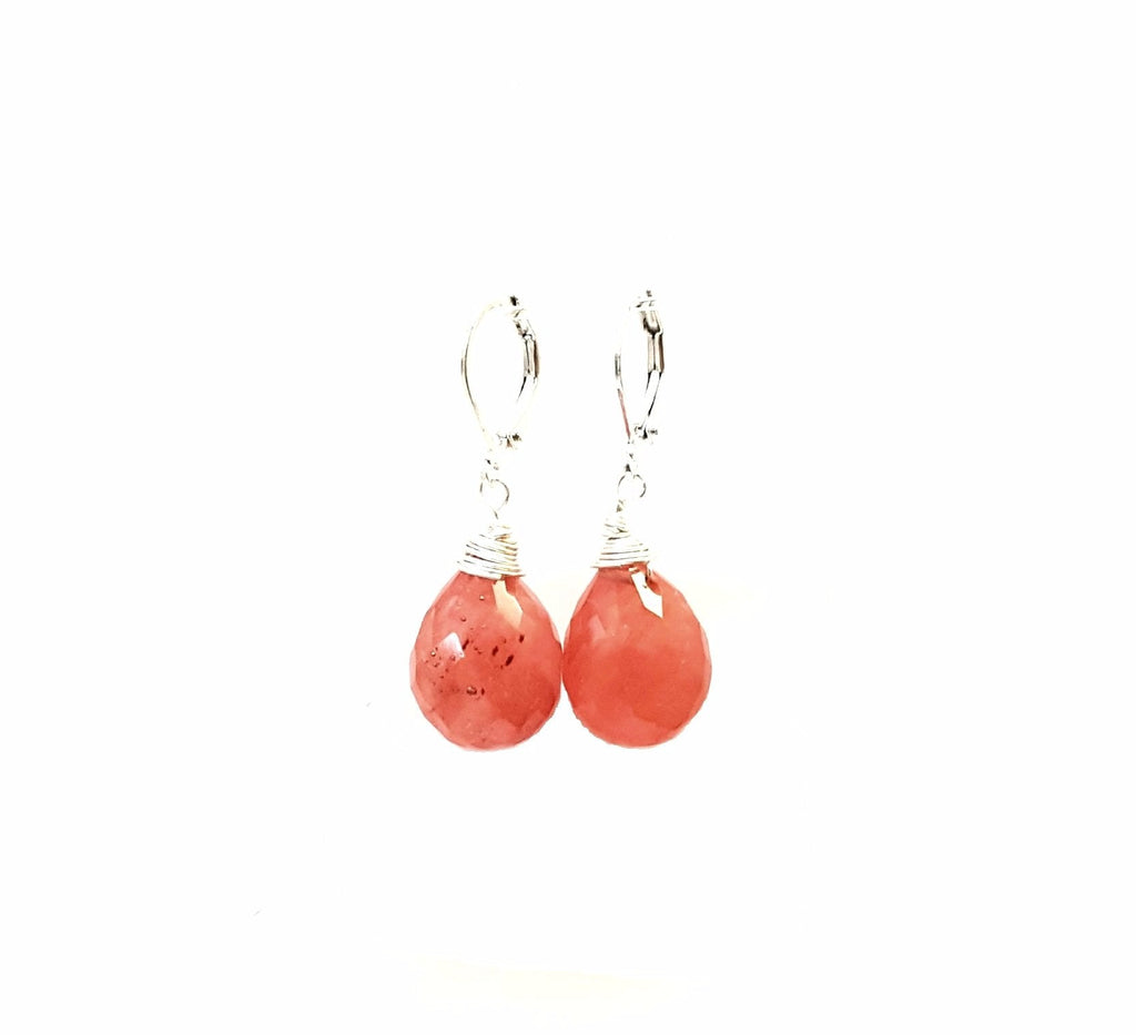 Cherry Quartz Drops - MINU Jewels