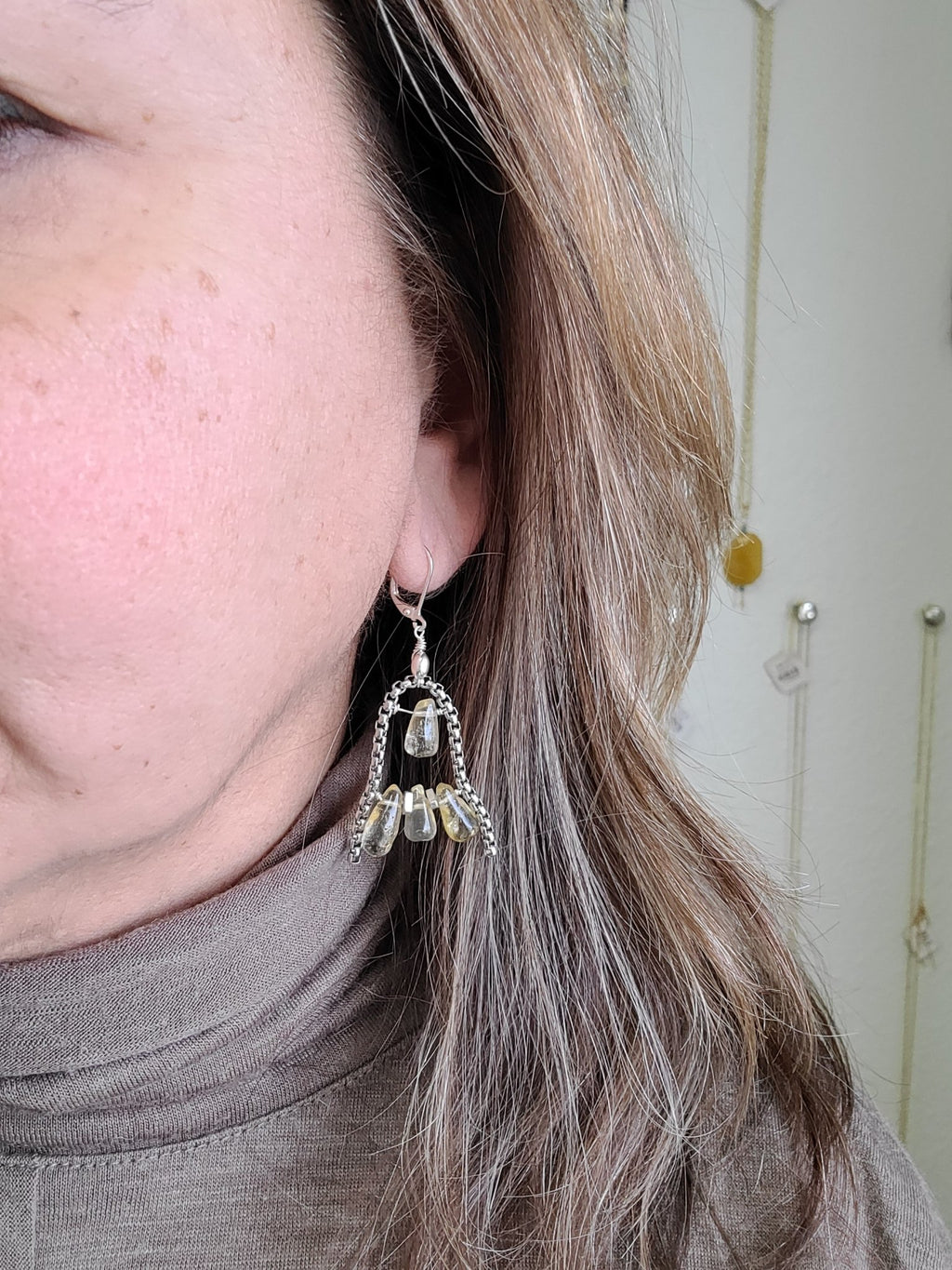 Citrine Chandelier Earrings - MINU Jewels