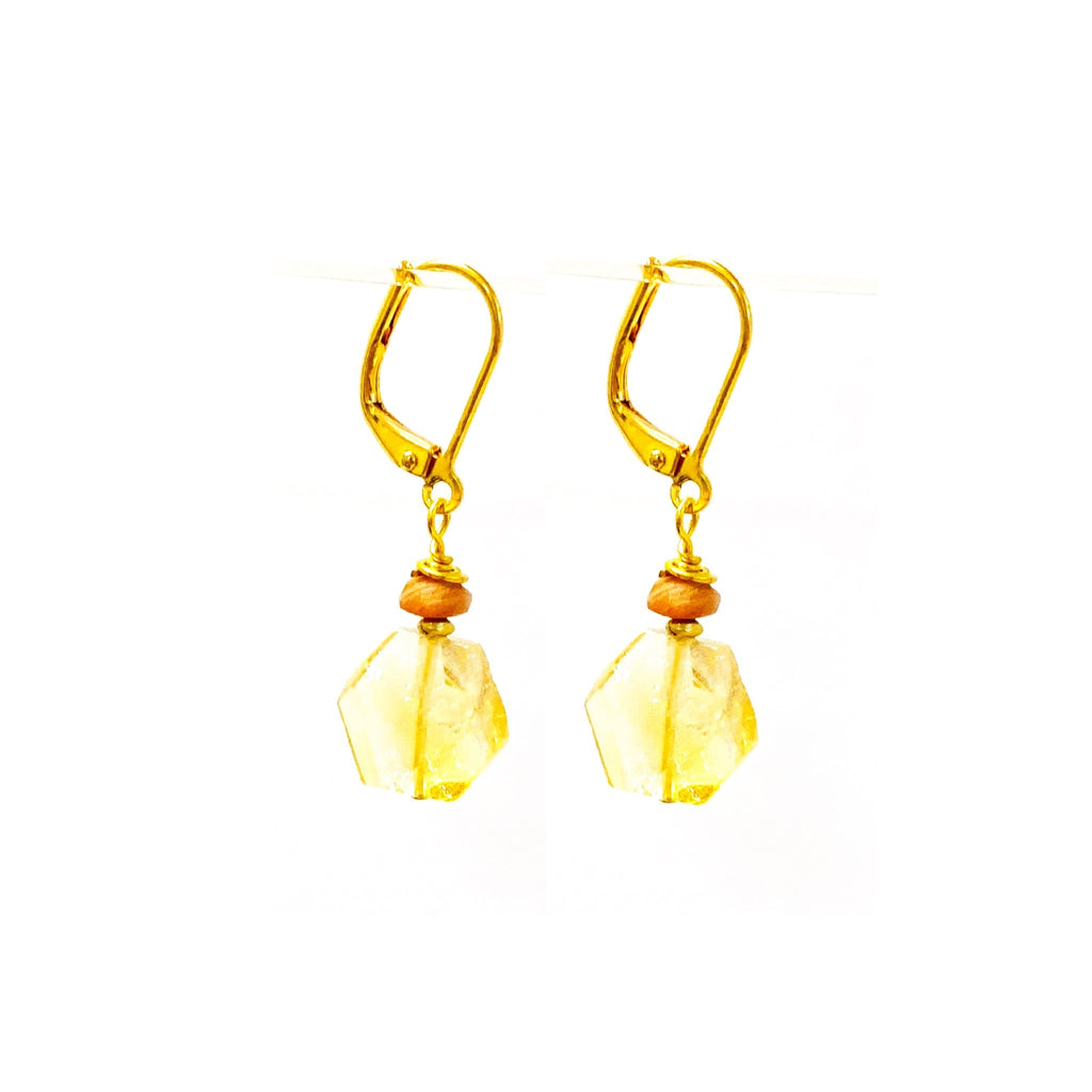 Citrine Drop Earrings - MINU Jewels