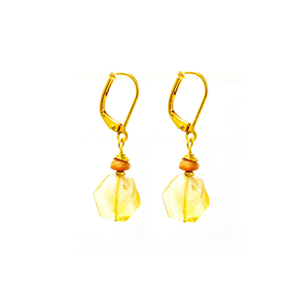 Citrine Drop Earrings - MINU Jewels