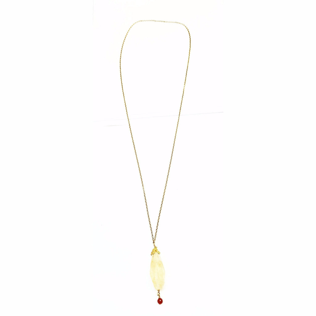 Citrine Hobo Necklace - MINU Jewels