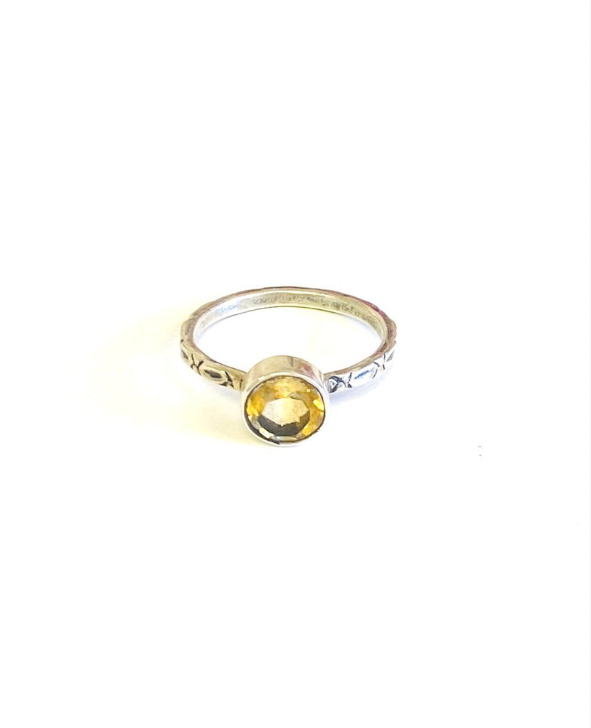 Citrine Silver Ring - MINU Jewels