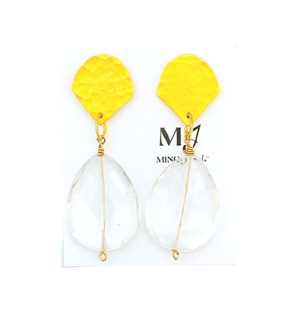 Clear Quartz Earrings - MINU Jewels