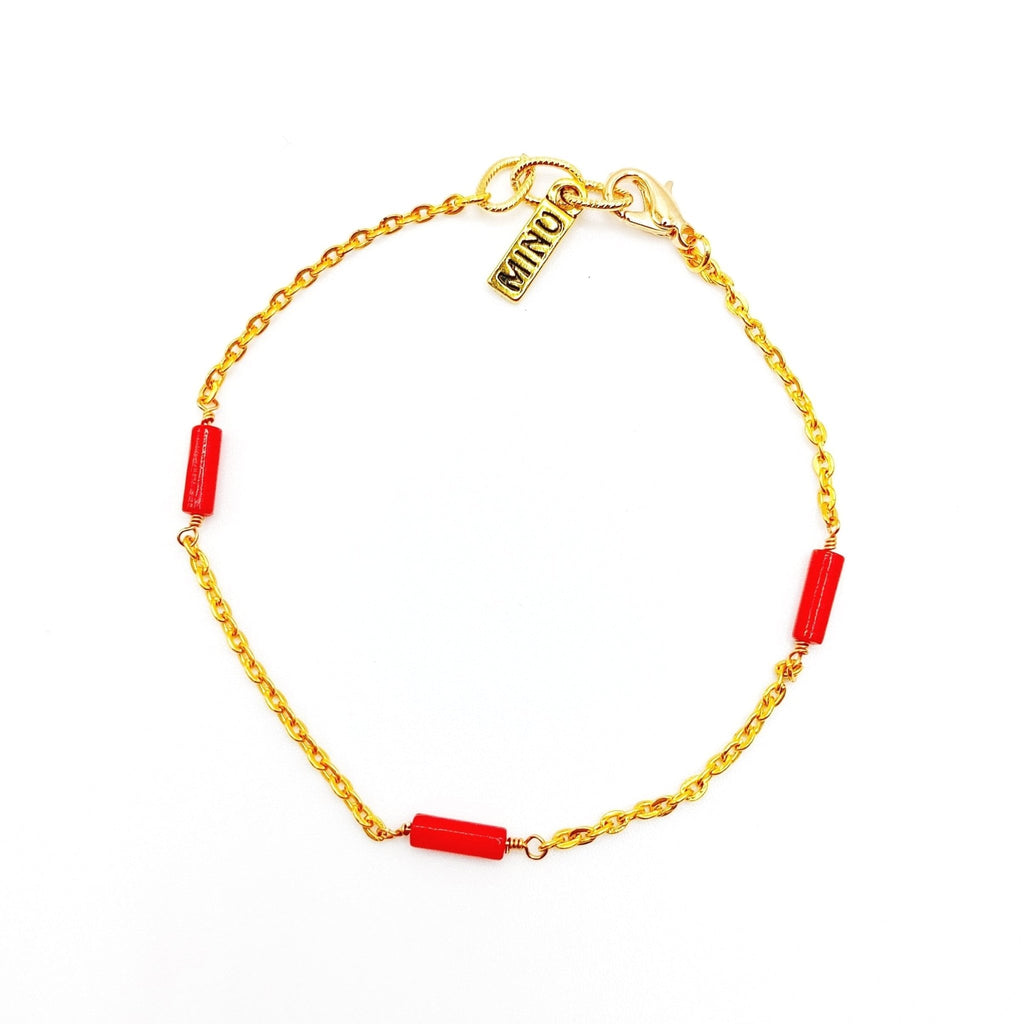 Coral Accent Bracelet - MINU Jewels