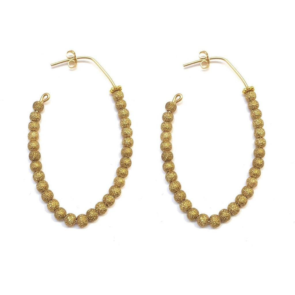 Crescent Gold Hoop - MINU Jewels