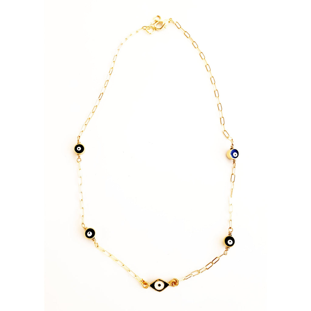 Dainty Eye Charm Necklace - MINU Jewels