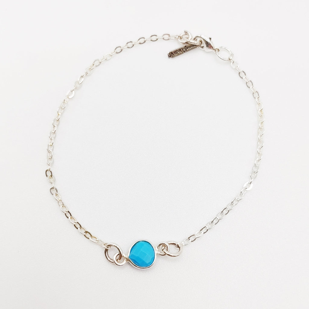 Dainty Oval Turquoise Bracelet - MINU Jewels