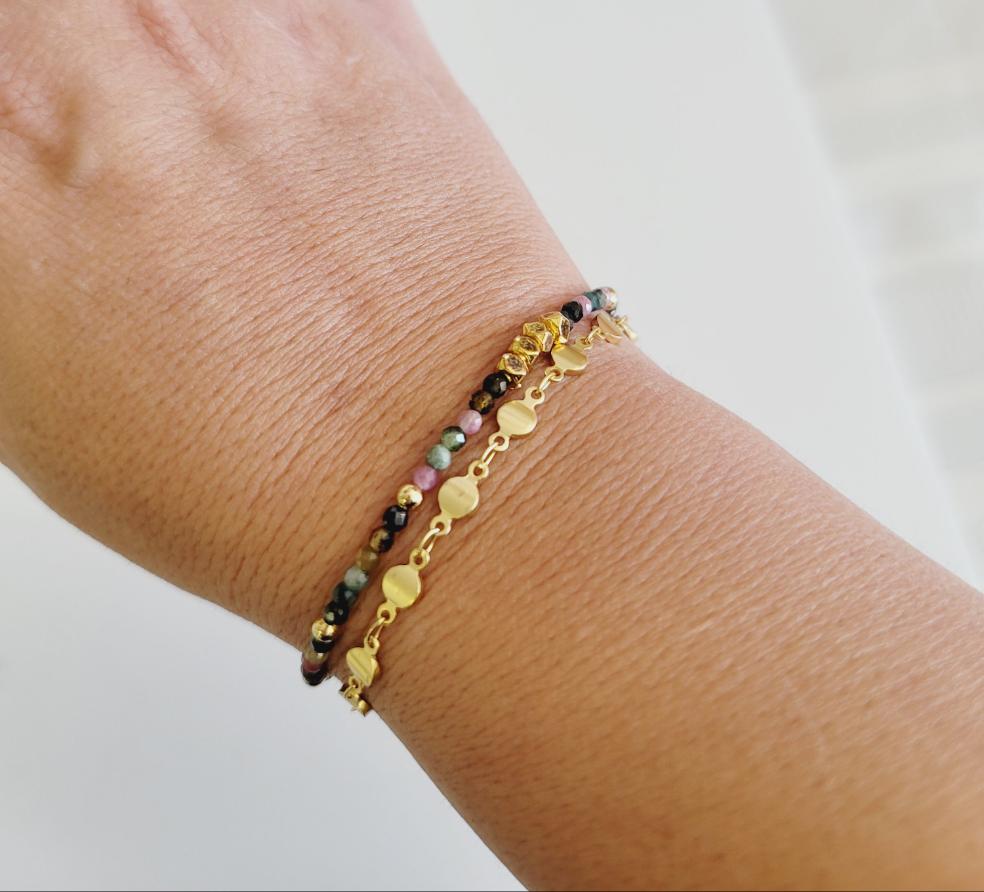 Deco Gold Chain Bracelet - MINU Jewels