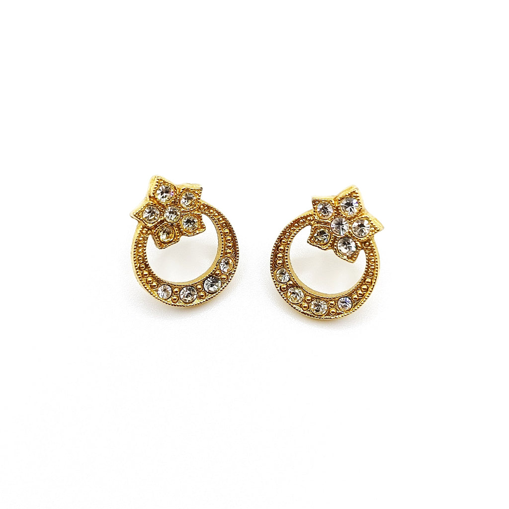 Floral Wreath Stud Earrings - MINU Jewels