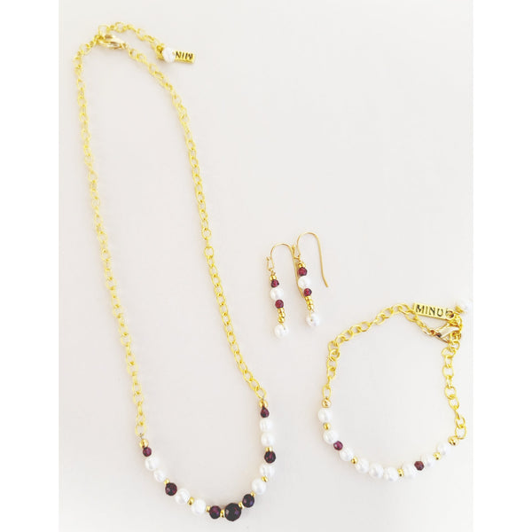 Garnet Gift Set - MINU Jewels