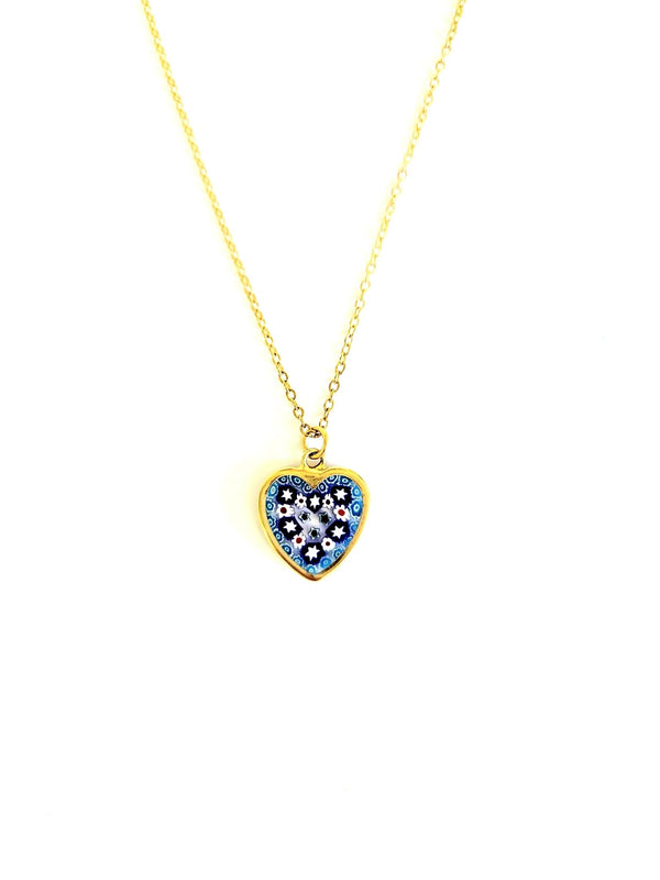 Glass Heart Necklace - MINU Jewels