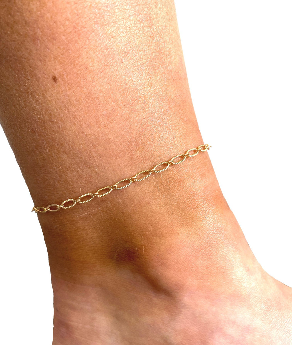 Gold Chain Anklet - MINU Jewels