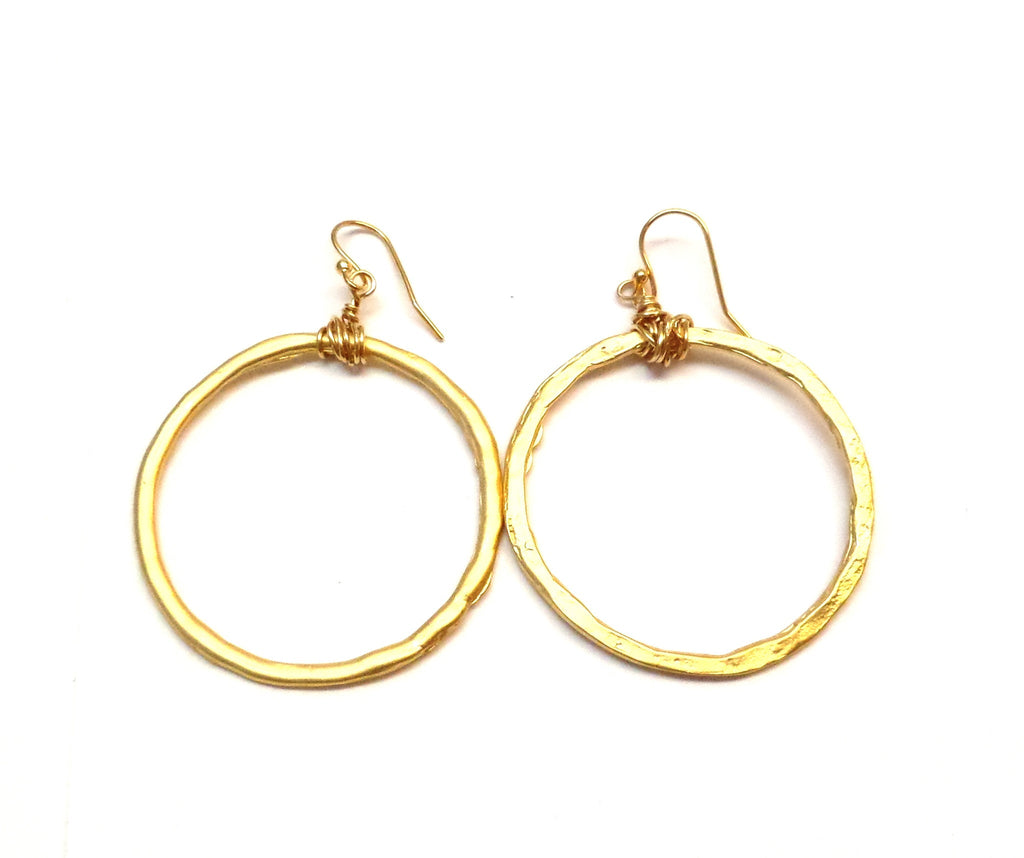 Gold Hoops - MINU Jewels