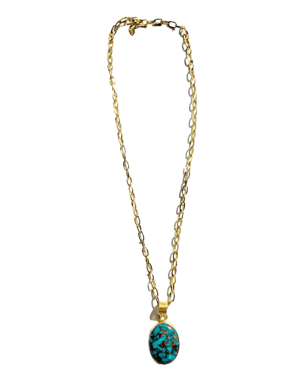 Gold Turquoise Necklace - MINU Jewels