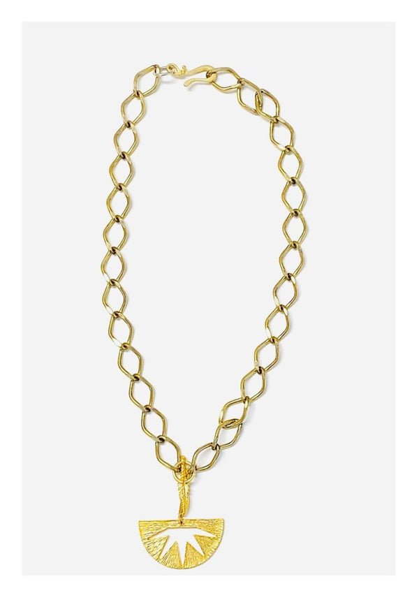 Half Moon Chain Necklace - MINU Jewels