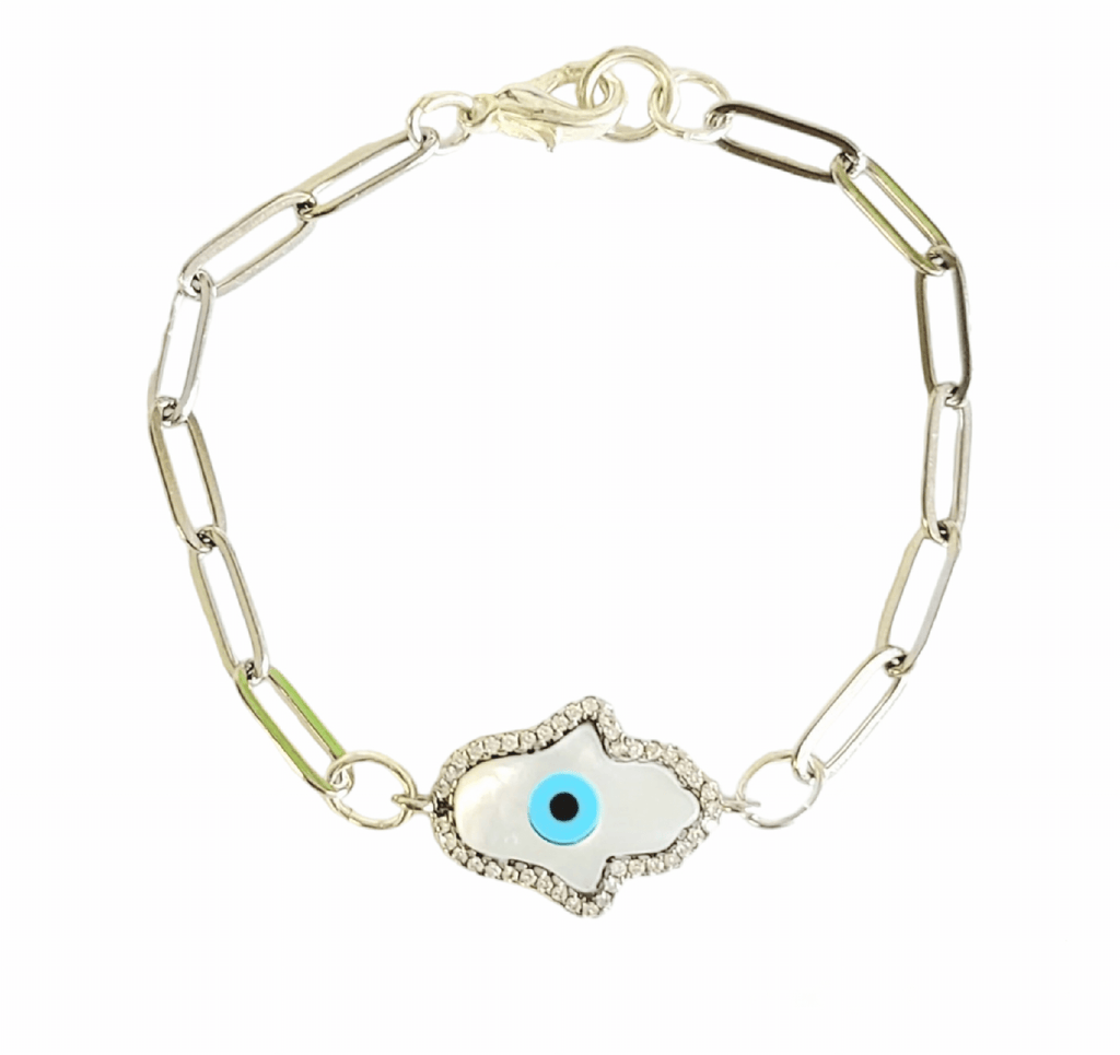 Hamsa Eye Chain Bracelet - MINU Jewels