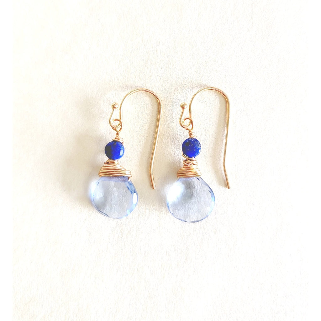 Iolite Drop Earrings - MINU Jewels