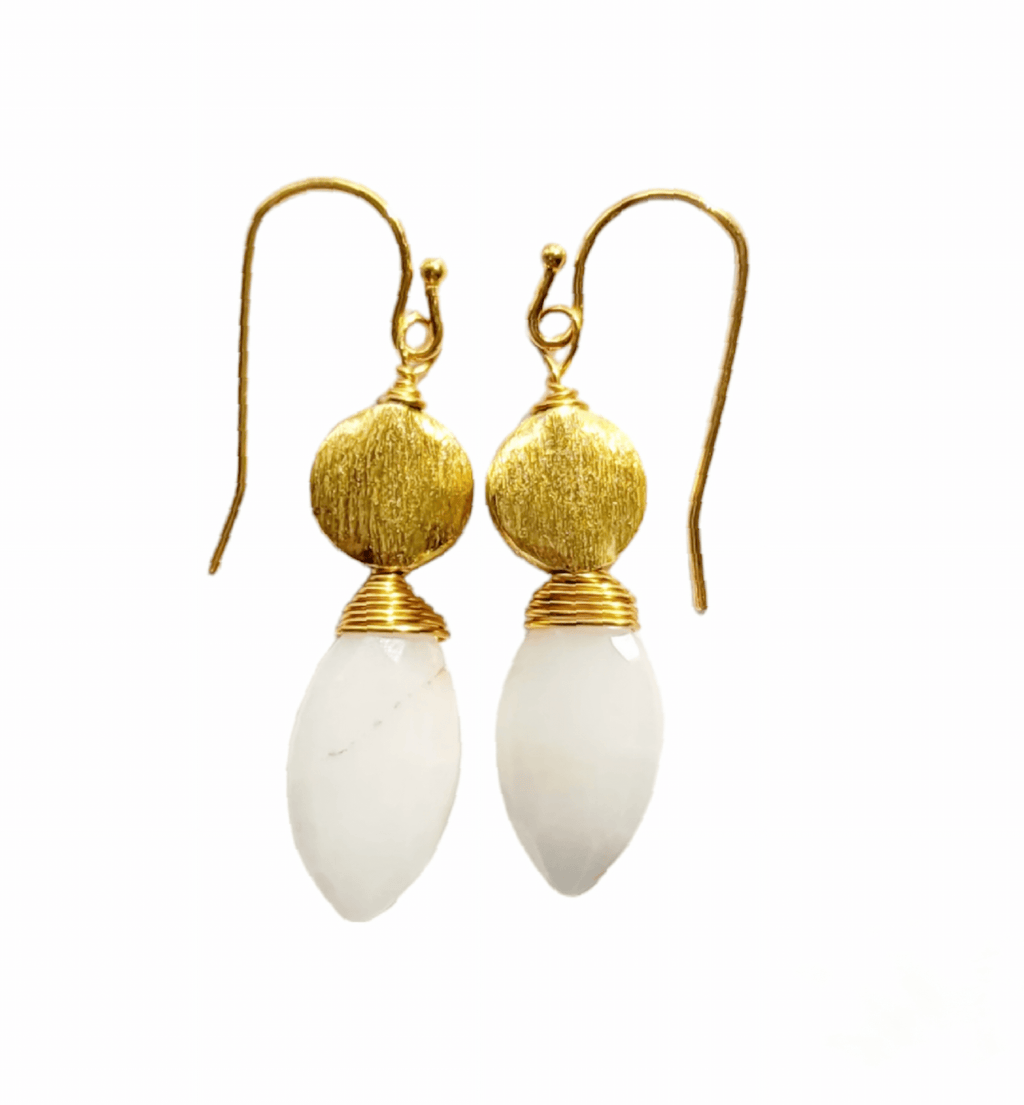 La Moonstone Earrings - MINU Jewels