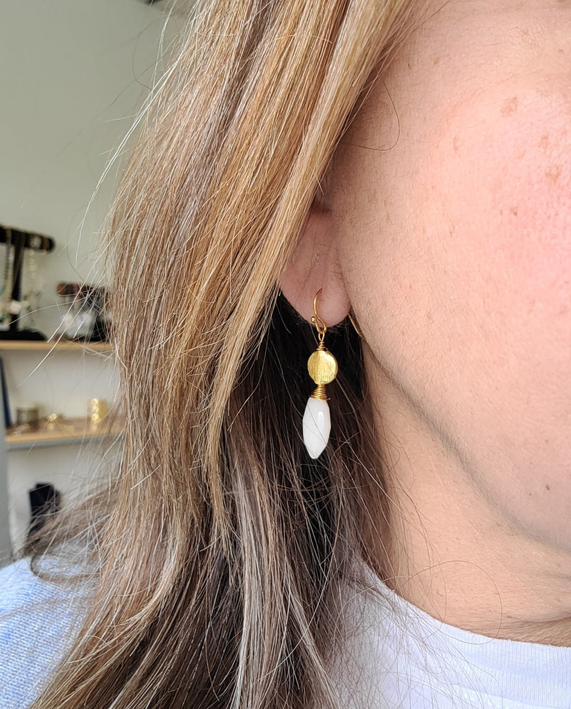 La Moonstone Earrings - MINU Jewels