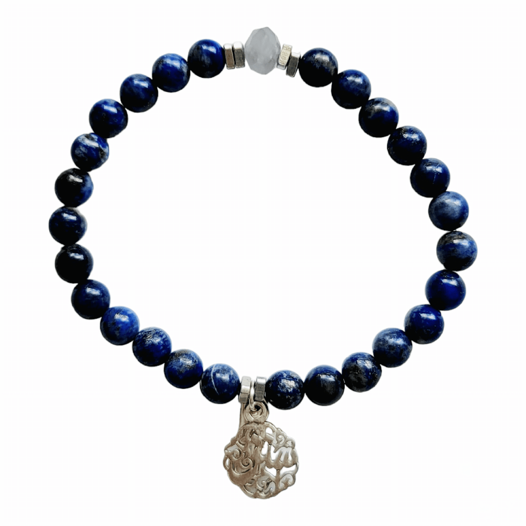 Lapis Arabic Silver Bracelet - MINU Jewels